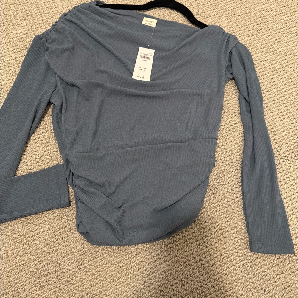 Abercrombie & Fitch x Kathleen Post off the shoulder shirt